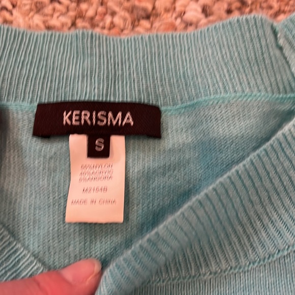 GUC! Kerisma Sweater. Blue and Cream. SZ S - Picture 4 of 7